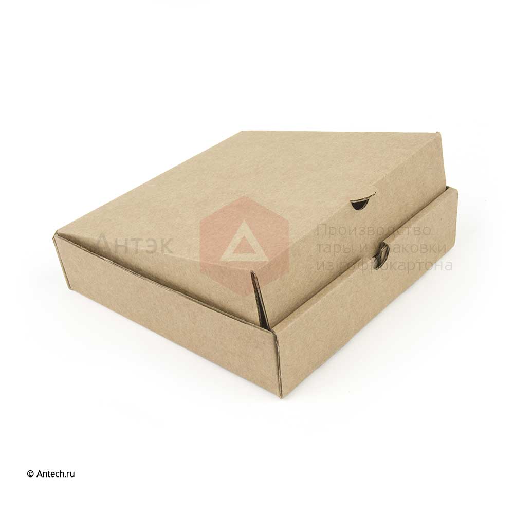 Коробка маленькая с крышкой 130*130*30 МГК Т−11E бурая (фото 4) – купить в Москве