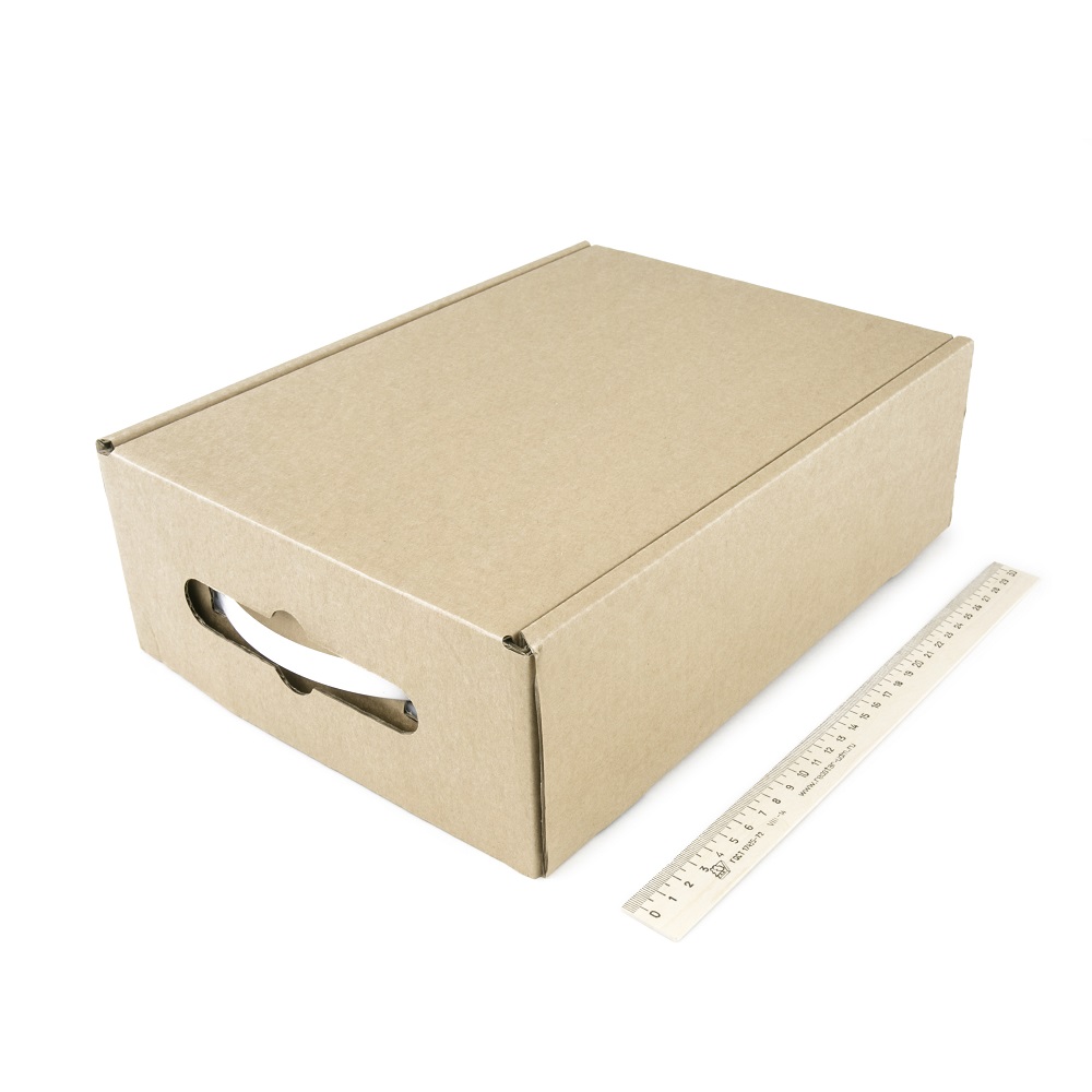 Коробка-чемодан с ручкой 220*320*100 Т−24B бурый (фото 8) – купить в Москве