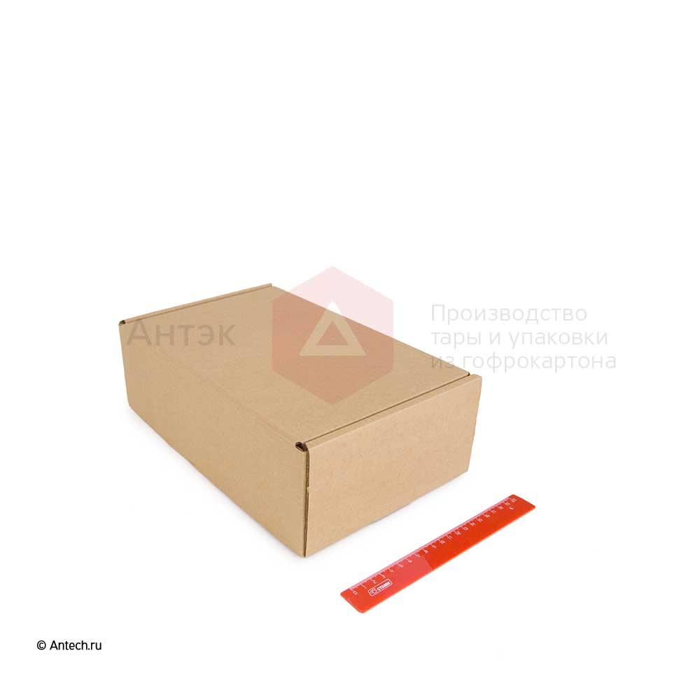 Самосборная картонная коробка 300*200*100 Т−24B бурый (фото 4) – купить в Москве