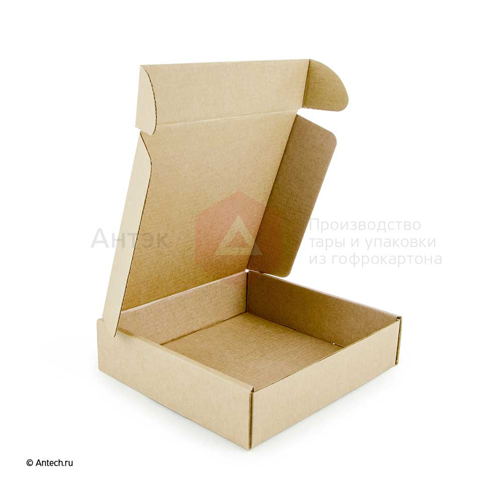 Маленькая коробка 140x140x35 мм МГК Т−24E бурая (фото 2) – купить в Москве