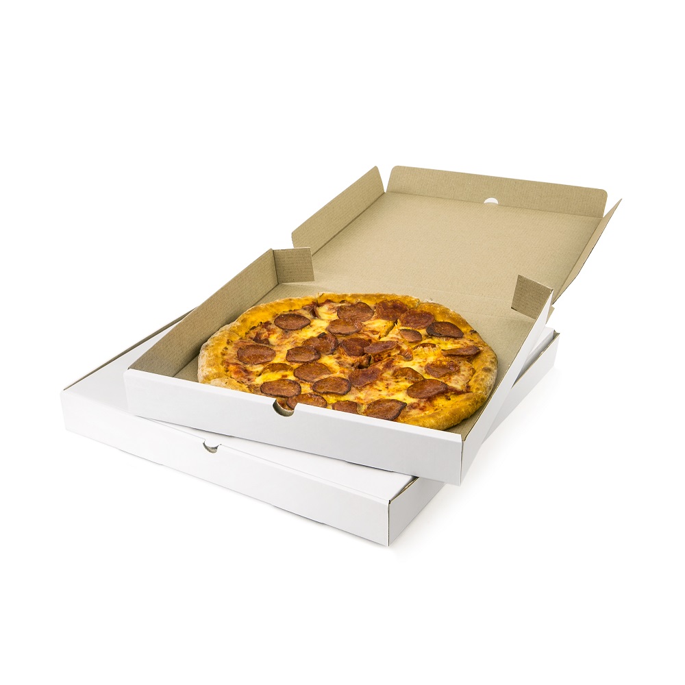 Коробка для пиццы 300*300*40 МГК Т−11E белый/бурый (фото 6) – купить в Москве