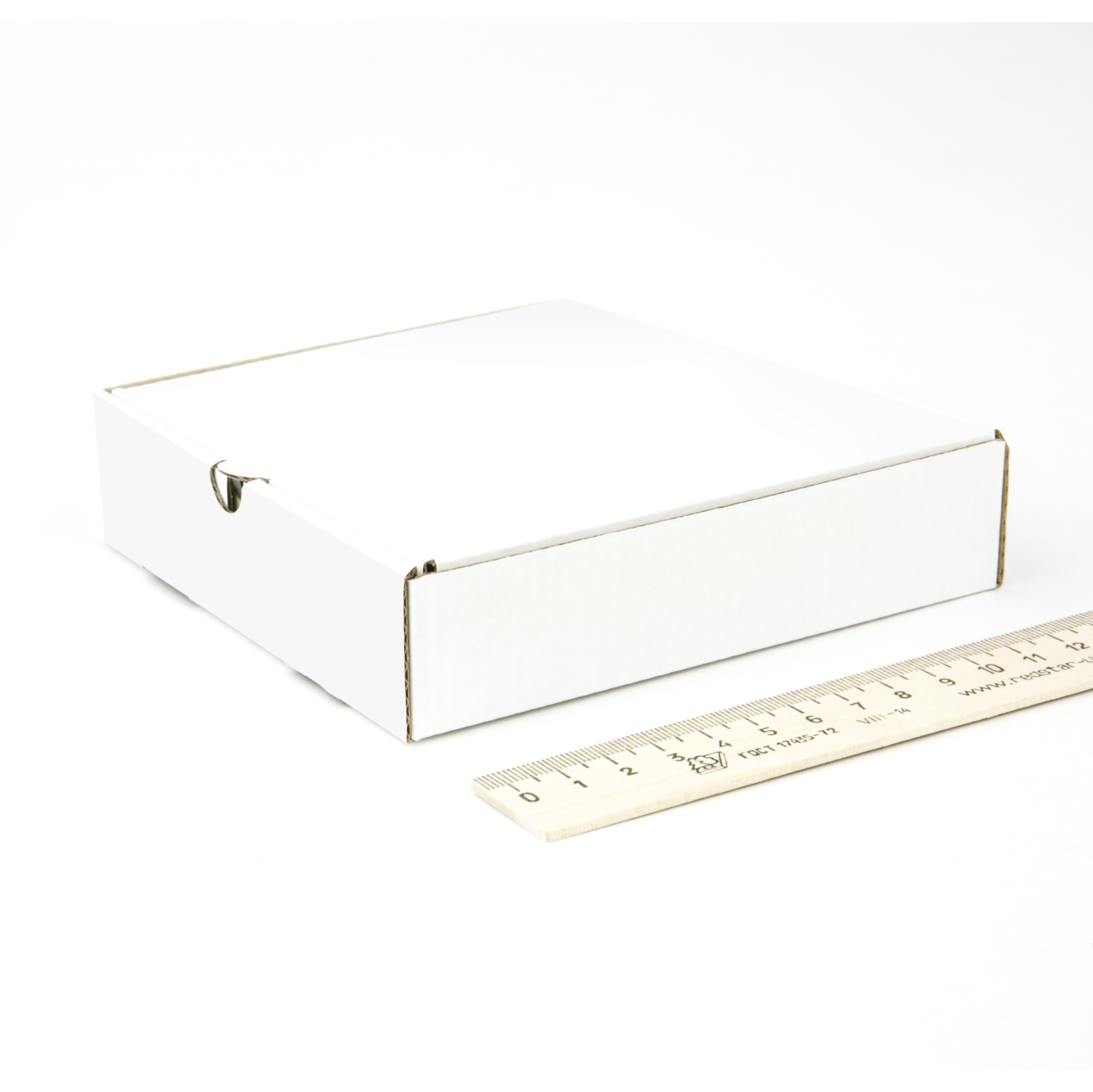 Коробка маленькая с крышкой 130*130*30 МГК Т−24E белая/бурая (фото 5) – купить в Москве