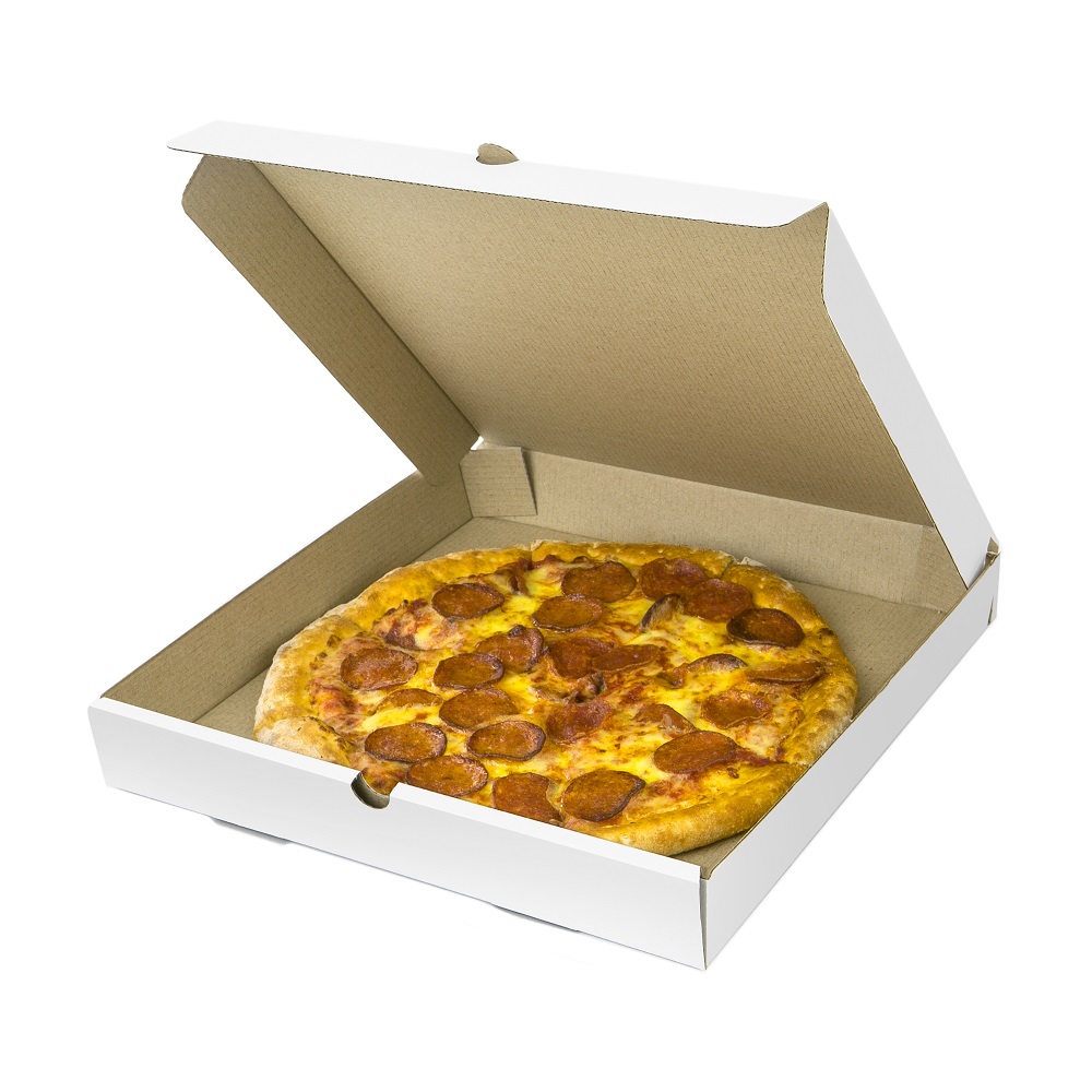 Коробка для пиццы 300*300*40 МГК Т−11E белый/бурый (фото 4) – купить в Москве