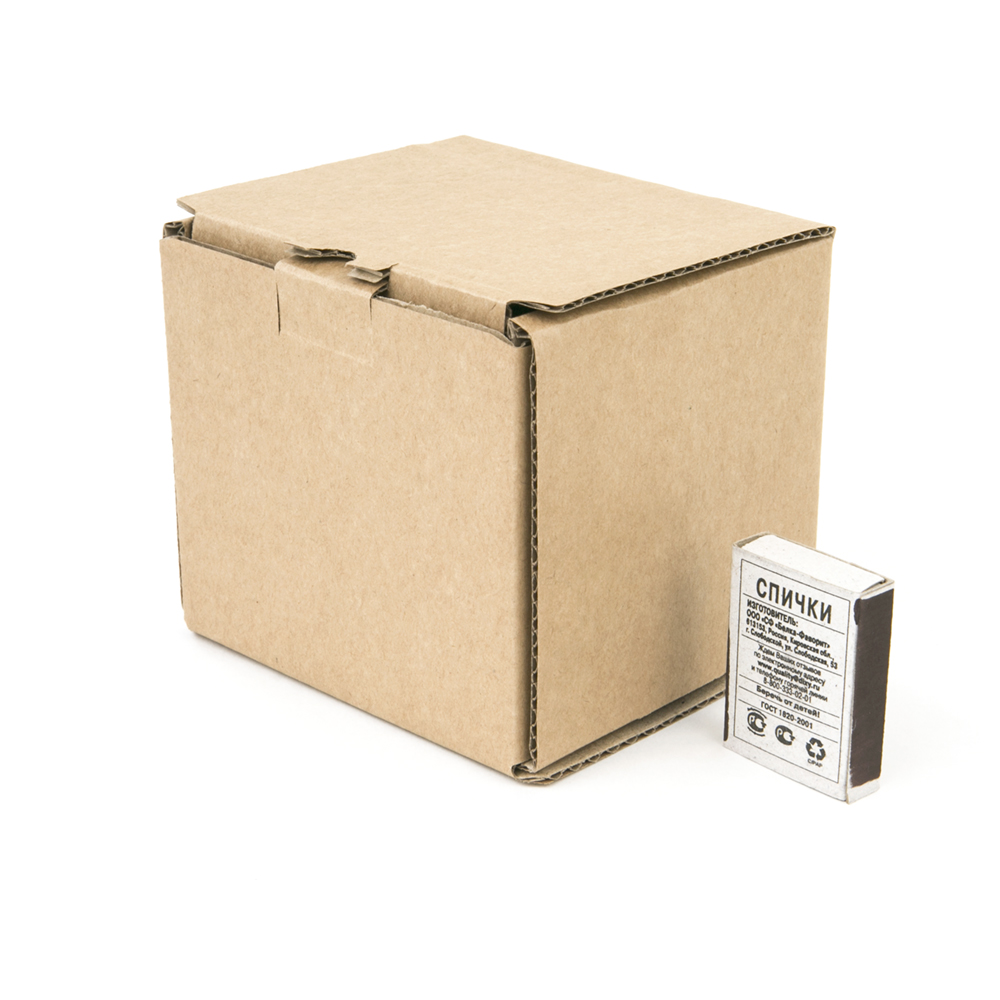 Маленькая картонная коробка 100x100x100 мм Т−24B бурая (фото 9) – купить в Москве