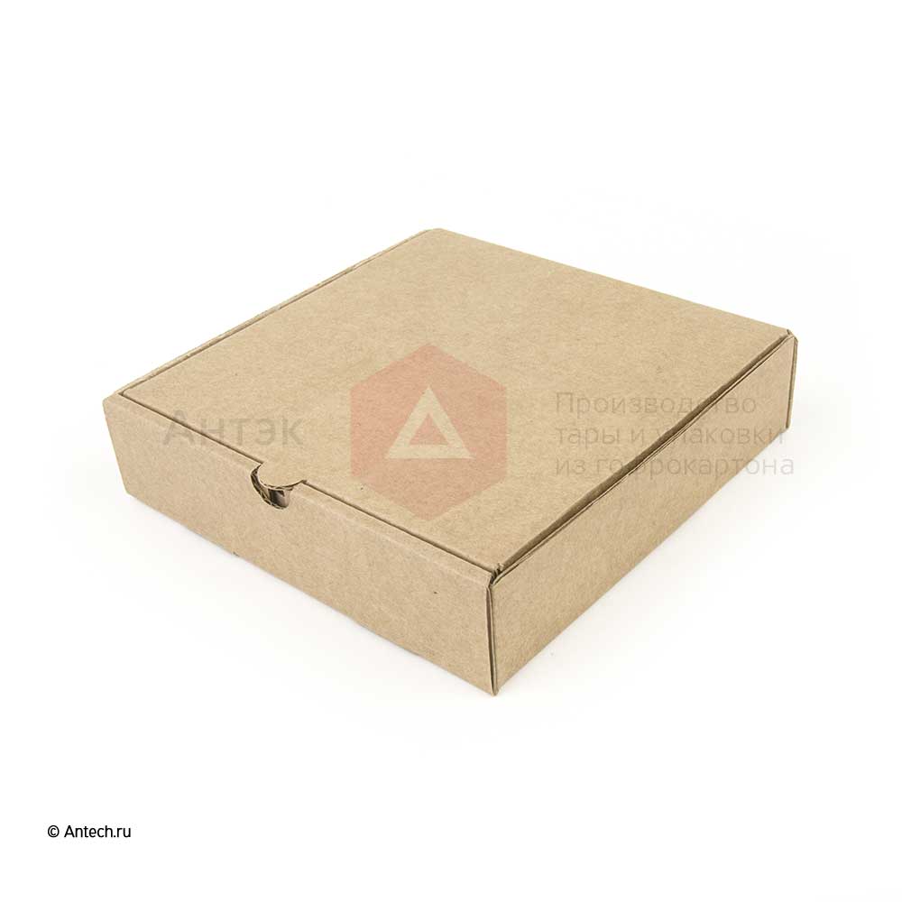 Коробка маленькая с крышкой 130*130*30 МГК Т−11E бурая (фото 2) – купить в Москве