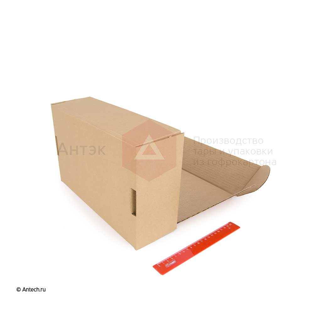 Самосборная картонная коробка 300*200*100 Т−24B бурый (фото 3) – купить в Москве